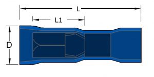 Pre-insulated Female Bullet Terminal